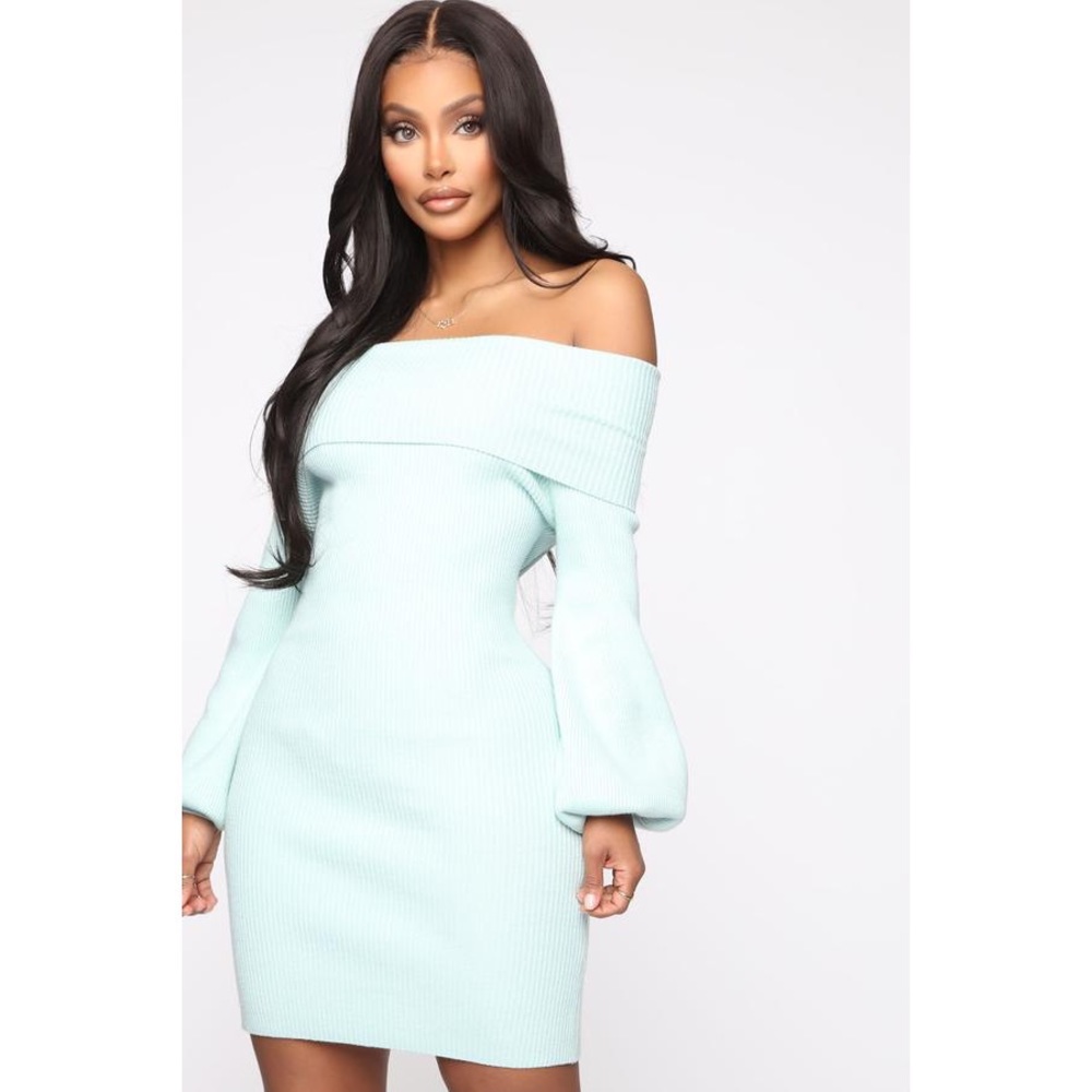 Fashion Nova | Need you back sweater dress